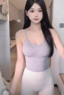 十 九 白瑜伽裤