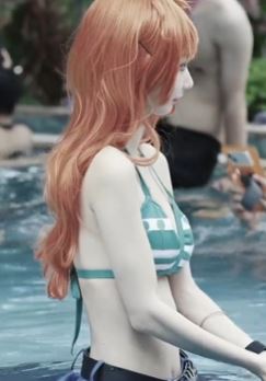 二次元泳装穿搭