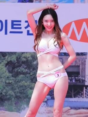 泳装秀 模特走秀 韩国美女模特