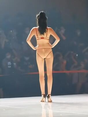 2023深圳内衣展 模特内衣T台走秀10