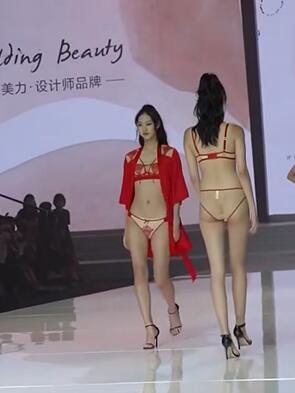 快手模特内衣T台走秀6
