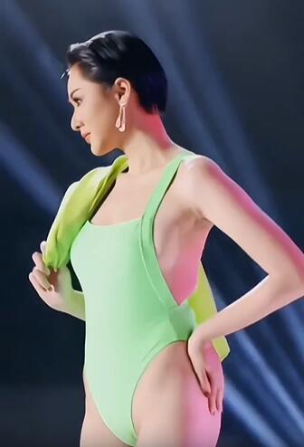 快手精品时尚美女模特T台走秀17