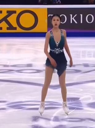 2019花样滑冰大奖赛俄罗斯站 女单自由滑:陈虹伊