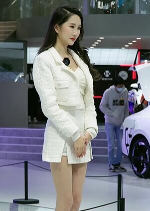 车展上非常漂亮的极品车模7
