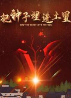 把种子埋进土里